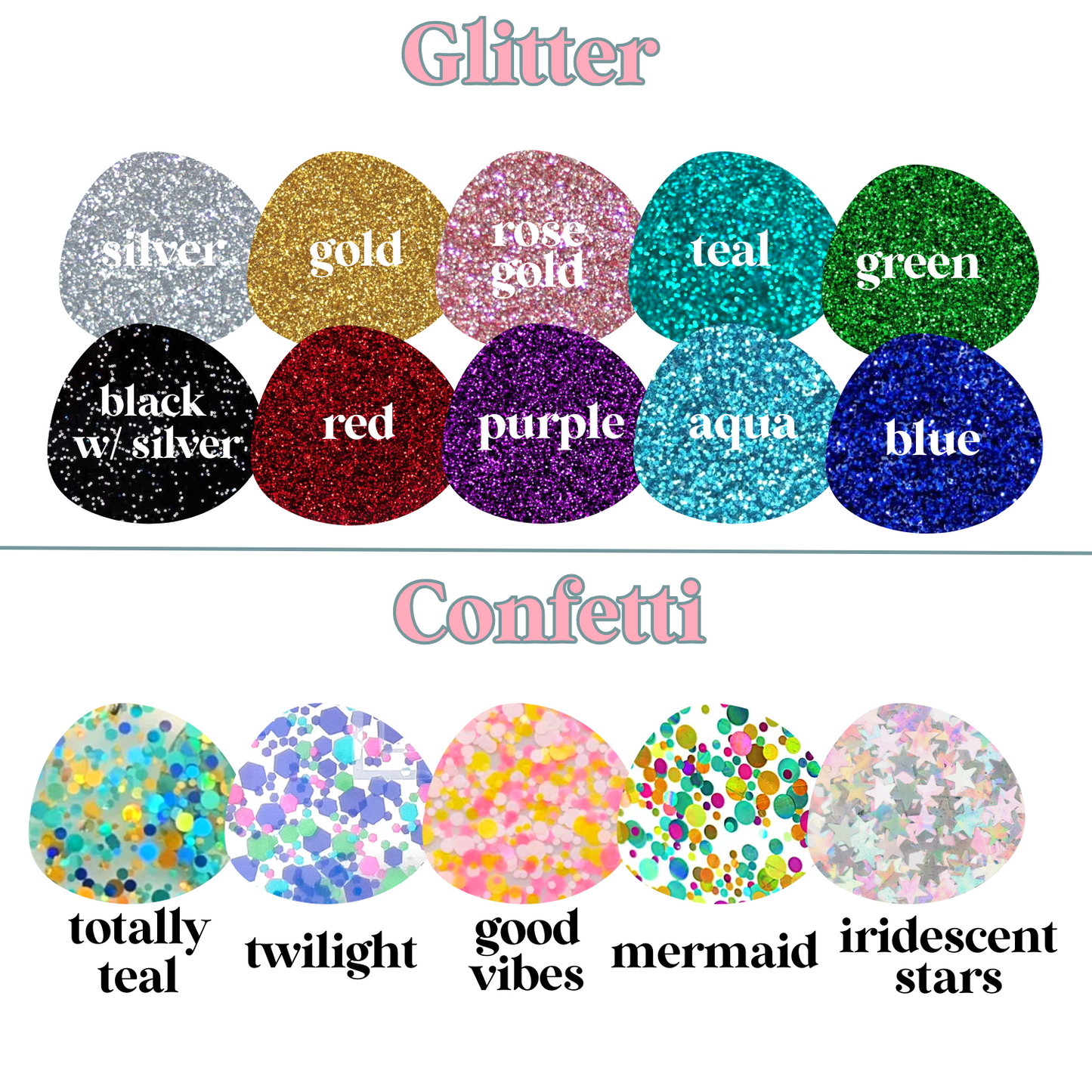 Jumbo Paper Clips - Glitter & Confetti