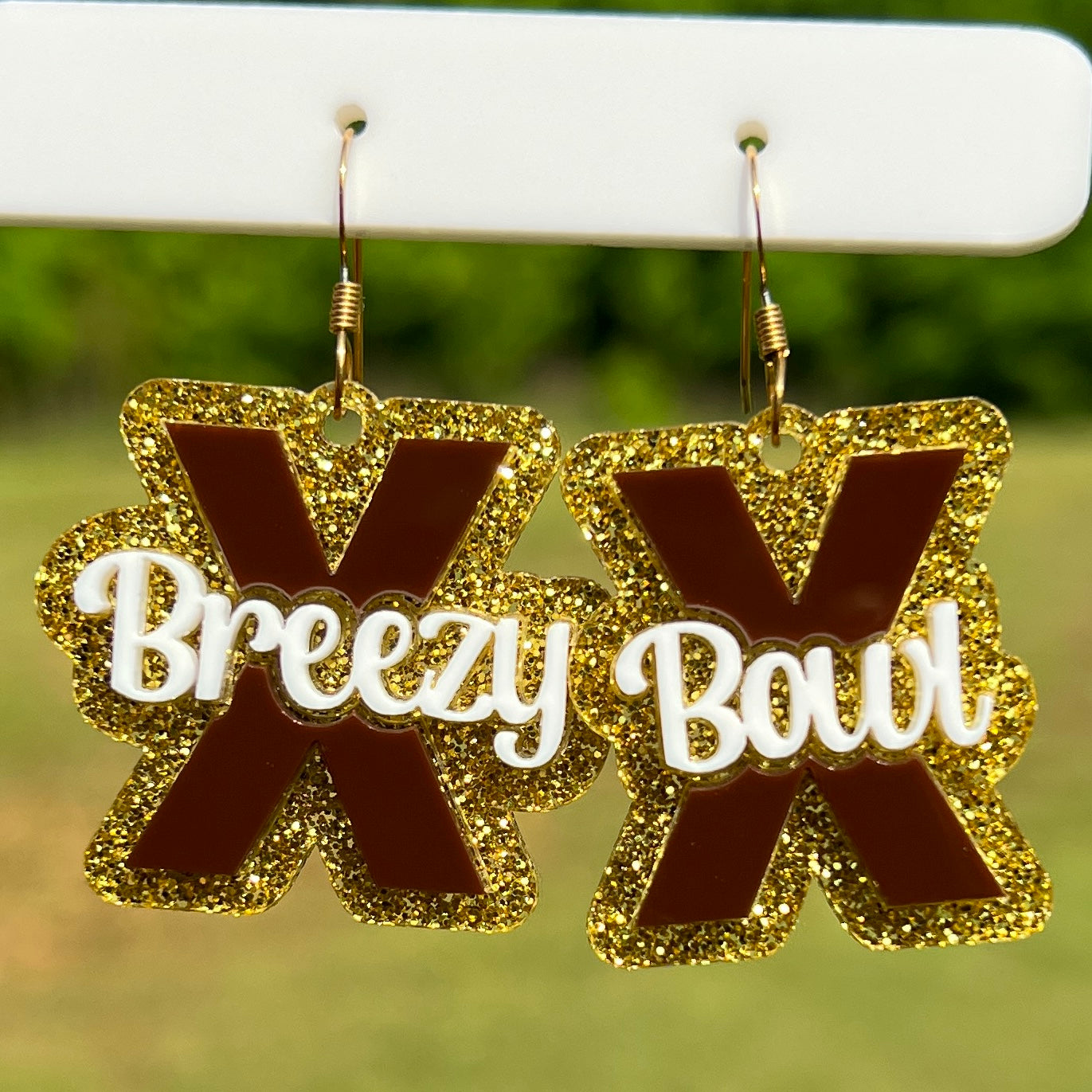 Breezy Bowl XX Earrings, Chris Brown 2025 Stadium Tour