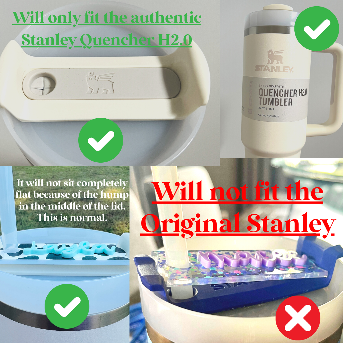 Stanley Tumbler Name Tag