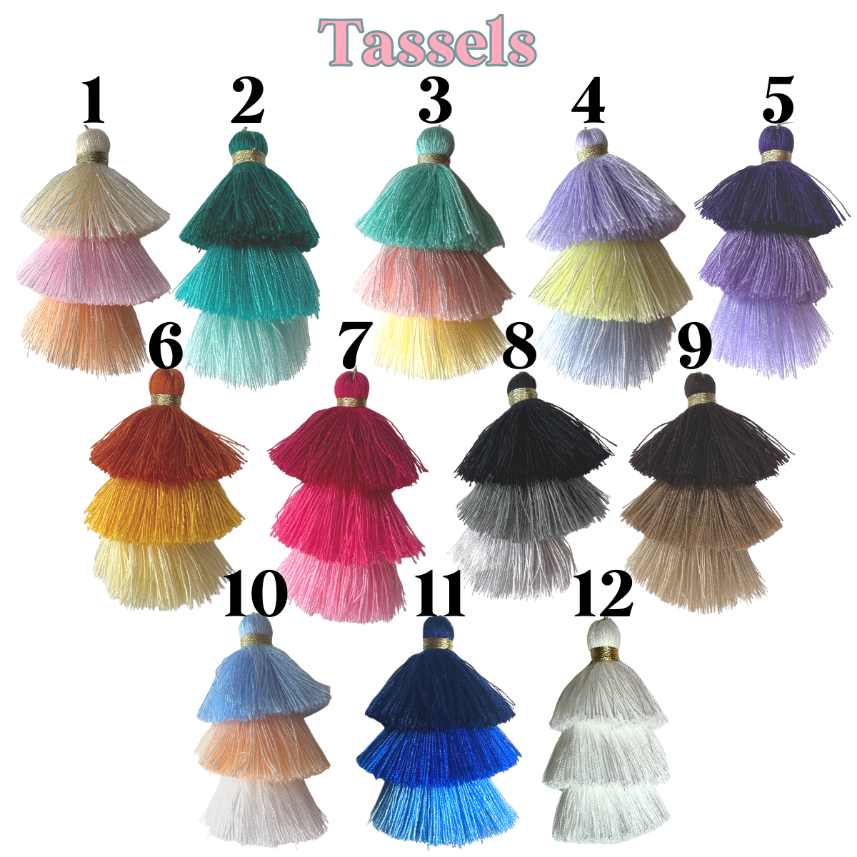 Initial Bag Charm - Glitter & Confetti