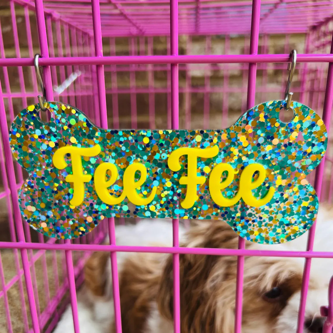 Dog Crate Nameplate