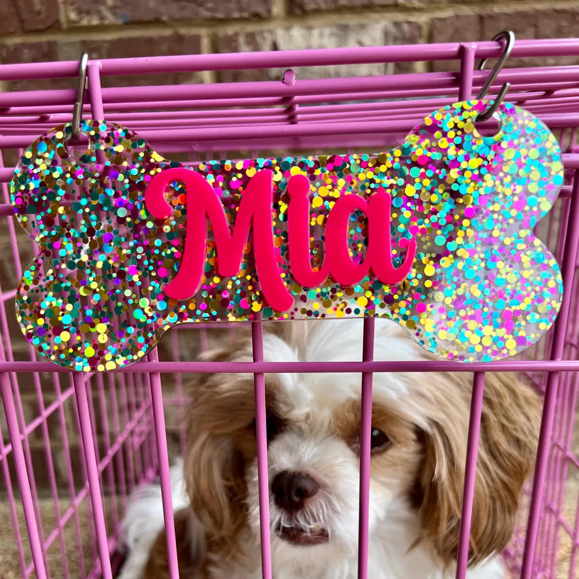 Dog Crate Nameplate